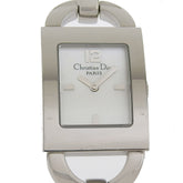Dior Maris Watch D78-109, Stainless Steel, Quartz, Analog Display, White Shell Dial, Women's — Good