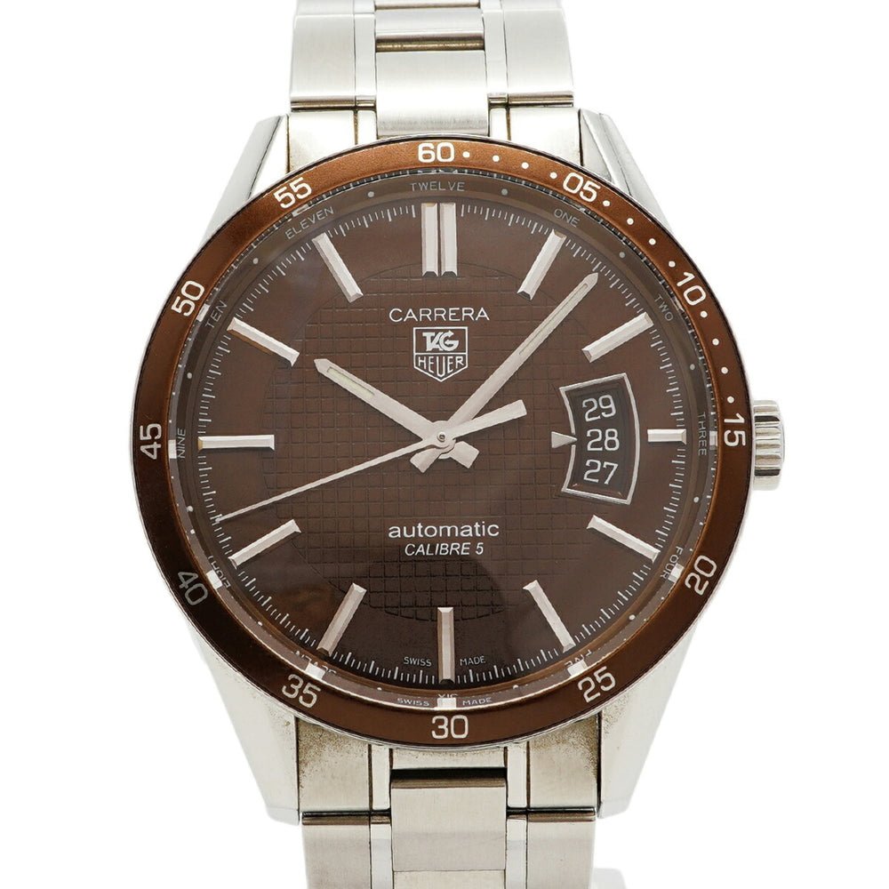 TAG Heuer Carrera Calibre 5 WV211N Brown Dial Men's Watch — Good
