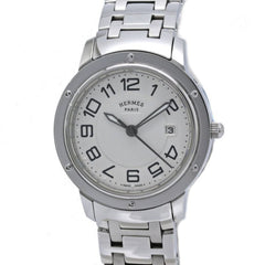HERMES Clipper Classic CP1.310.220 4966 Boys' Watch Stainless Steel 40519 — Very Good