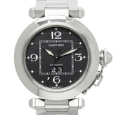 Cartier Pasha C Big Date Watch W31053M7 Automatic (with manual winding) Black Dial Stainless Steel Ladies CARTIER — Good