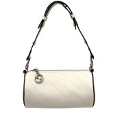Gucci Women's Blondie Mini Handbag, Shoulder Bag, Leather, White, Silver Hardware (Model 760170) — Like New