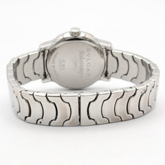 Bulgari BVLGARI Solo Tempo Watch, Stainless Steel, Women's, Black, ST29S — Very Good