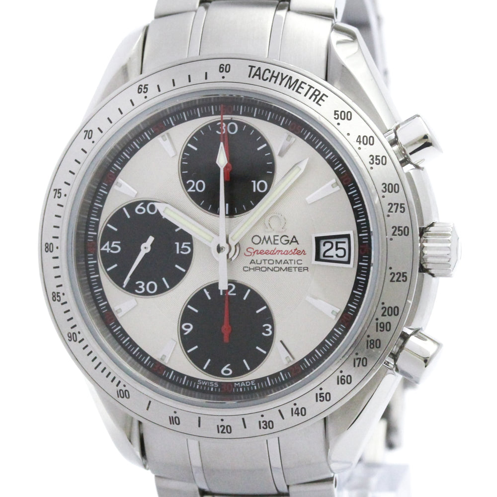 OMEGA Speedmaster Date Steel Automatic Mens Watch 3211.31 Polished — Very Good