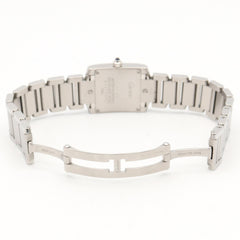 Cartier Tank Française SM Watch, Stainless Steel, Ladies, Silver Tone, W51008Q3 — Very Good