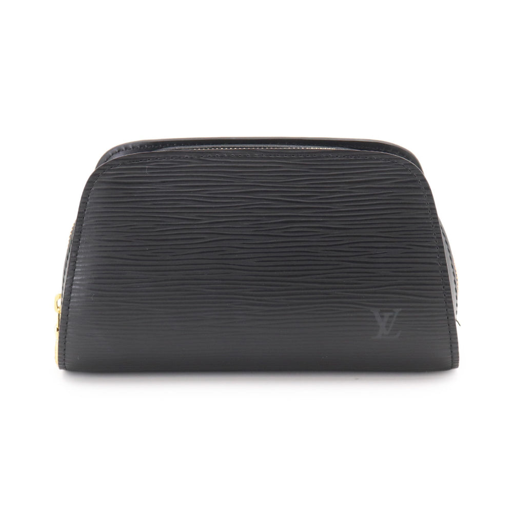 Louis Vuitton Dauphine PM Handbag Pouch, Epi Leather, Noir (M48442), Gold Hardware — New - Store Return