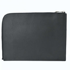 LOUIS VUITTON Pochette Jour GM Taurillon Leather Clutch Bag LV Black M67747 — Like New