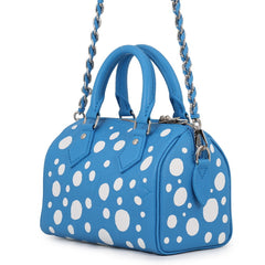 Louis Vuitton Monogram Empreinte LV x YK Speedy Bandoulière 20 M46425 2-way handbag, designed by Yayoi Kusama. handbag for women. LOUIS VUITTON — Like New