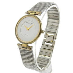 Christian Dior Watch 4715032 Stainless Steel x Gold Plated Quartz Analog Display White Dial Men's — Good