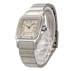 Cartier Santos Galbee SM W20024D6 Women's Watch, Ivory, Quartz Watch — Like New