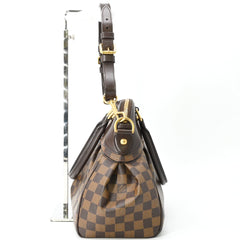 LOUIS VUITTON Trevi GM Ebene Damier Brown Shoulder Bag Handbag N51998 — Like New