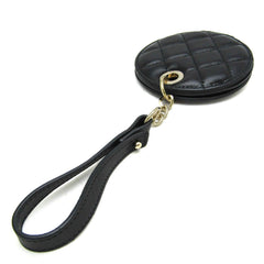 Chanel Matelasse Women's Name Tag Black Bag Charms — Like New
