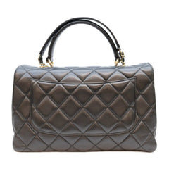 CHANEL A69923 Black Lambskin Gold Hardware Trendy CC Large 2-Way Shoulder Bag (Women's) — Like New