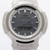 CASIO GSHOCK FULL METAL AW500 SERIES AWM500D1A8JF Silver Stainless Steel Men's Watch — Very Good
