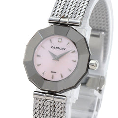 Century Primetime Watch Stainless Steel SS Ladies CENTURY — Very Good