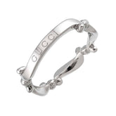 Gucci #12 Ring, Platinum (Pt) — Like New