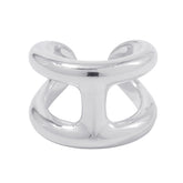 Hermès Osmose GM Ring, SV925 Silver, Ring Size 53, HERMES — Like New