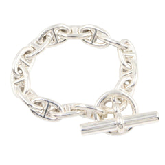 Hermes Chaine d'Ancre PM 14-link bracelet, sterling silver (925), women's, tone — Like New