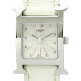 HERMES H Watch Double Tour Steel Quartz Ladies Watch HH1.210 Polished — Very Good