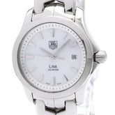 TAG HEUER Link MOP Dial Steel Quartz Ladies Watch Polished — Very Good