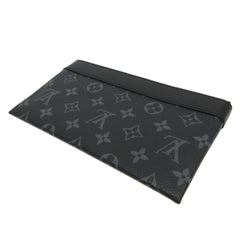 Louis Vuitton Monogram Eclipse Pochette Discovery PM M44323 Men's Clutch Bag,Pouch Black — Like New