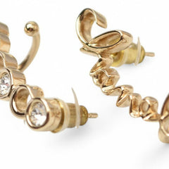 CHANEL COCO Earrings/Rhinestone Gold A22 — Like New
