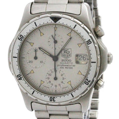 TAG HEUER Chronograph Quartz Stainless Steel Mens Watch 272.006 — Good