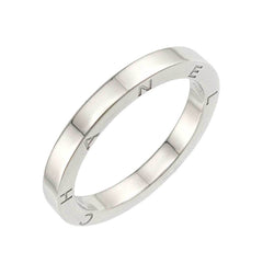 Chanel Signature 2 Ring, Platinum (Pt) — Like New