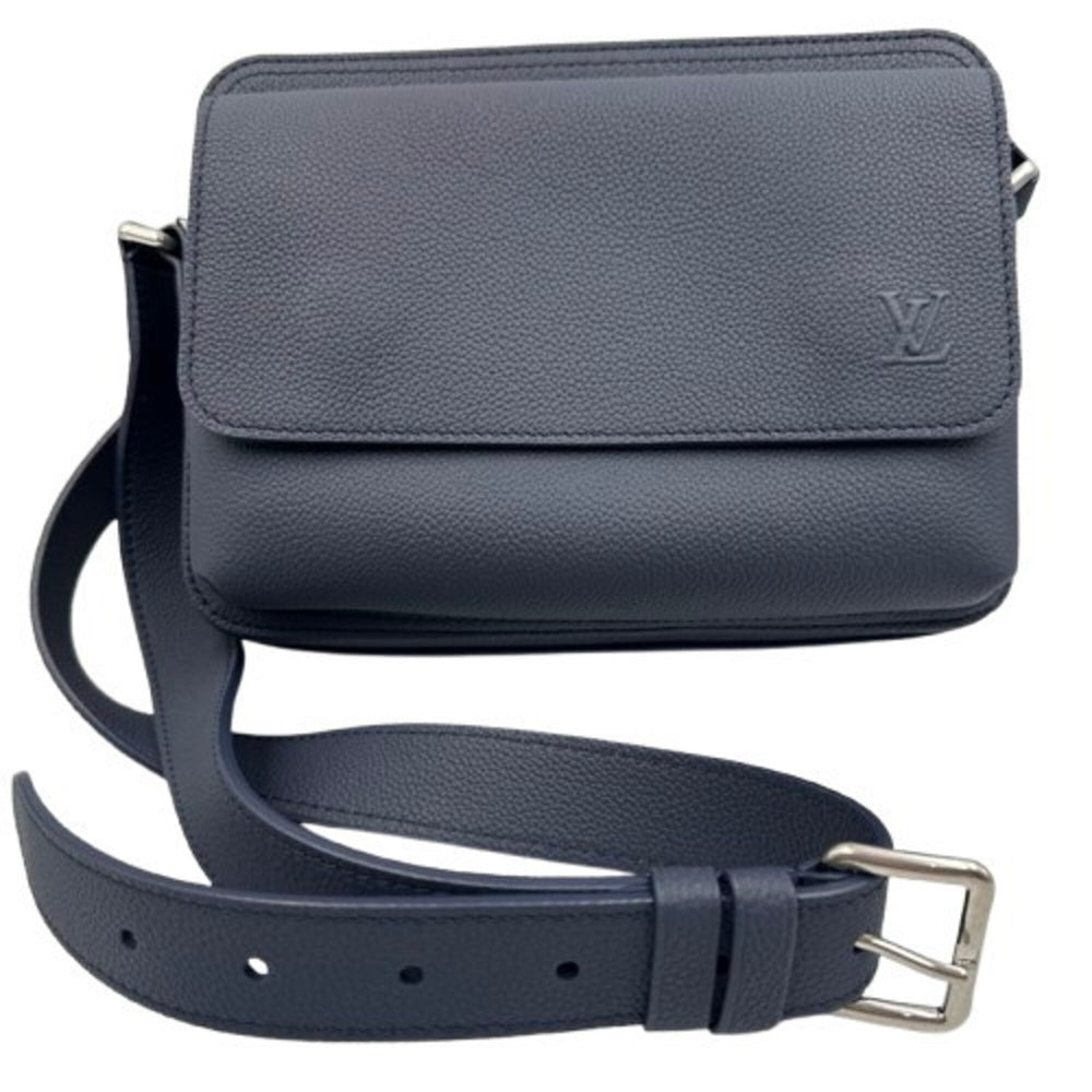 Louis Vuitton Boarding Leather Shoulder Bag, Navy, M15260 — New - Store Return