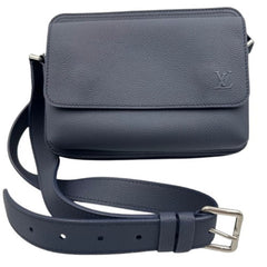 Louis Vuitton Boarding Leather Shoulder Bag, Navy, M15260 — New - Store Return