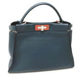Fendi 8BN290 Bag Shoulder Bag Hand Bag blue — Like New