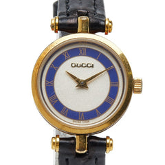 Gucci Sherry Line Watch, Aftermarket Strap, Quartz Movement, Silver Dial, Plated, Women's, GUCCI — Good