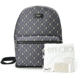 JIMMY CHOO WILMER XPO Backpack JC Monogram Grey Sage Men's Women's J000161023001 — Like New