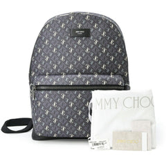 JIMMY CHOO WILMER XPO Backpack JC Monogram Grey Sage Men's Women's J000161023001 — Like New