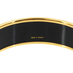 Hermes HERMES Email GM Bangle Bracelet Blue Multicolor Gold — Like New