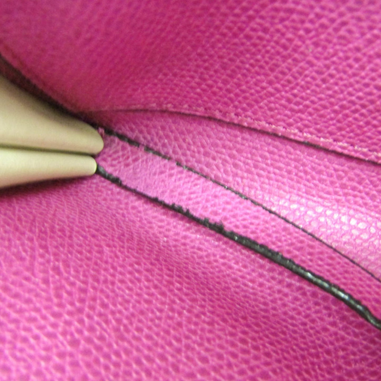 Valextra Multi-case Key Ring Men,Women Leather Coin Purse/coin Case Purple