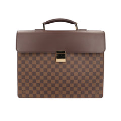 Louis Vuitton Altona PM Damier Business Bag, Canvas N53315 Brown, Men's LOUIS VUITTON — Like New
