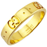 Gucci Icon Ring, 18K Yellow Gold, Women's — Like New
