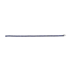 Men's .925 Sterling Silver Created Blue Sapphire Tennis Bracelet - 8.5" Inches