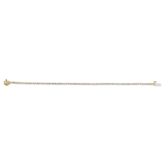 10K Yellow Gold Plated Sterling Silver 2.0 Cttw Diamond Classic Tennis Bracelet - 7.25" Inches