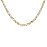 10K Yellow Gold 1 cttw Diamond Riviera Statement Pendant Necklace (J-K, I2-I3)