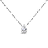 .925 Sterling Silver Miracle Set Princess-Cut Diamond Solitaire Stud Earrings (H-I Color, I1-I2 Clarity)
