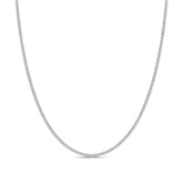 14K White Gold 3.0 Cttw Diamond Tennis Necklace