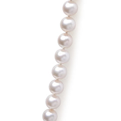 14K Gold 8.0x8.5mm Akoya Pearl Strand Necklace