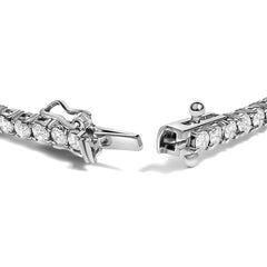 14K White Gold 3.00 Ctw Diamond Classic Standard 4 Prong Set Tennis Bracelet