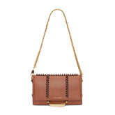 Alexander McQueen The Story Knotted Brown Handbag