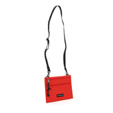 Balenciaga Explorer Bright Red Nylon Pouch Crossbody Bag