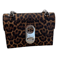 Christian Louboutin Elisa Calf Empire Leopard Leather Shoulder Crossbody Bag
