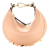 Fendi Fendigraphy Nano Hobo Calfskin Leather Light Pink Mini Clutch Bag