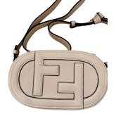 Fendi O’Lock Mini Shoulder Crossbody Bag Light Rose Pink Calfskin