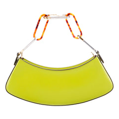 Fendi O’Lock Swing Shoulder Bag Wasabi Green Calfskin Leather